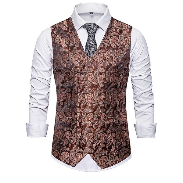 men's vests personality stylish cashew flower single breasted vest jacket suit wedding waistcoat weste mj192, Black;white
men's vests personality stylish cashew flower single breasted vest jacket suit wedding waistcoat weste mj192, Black;white