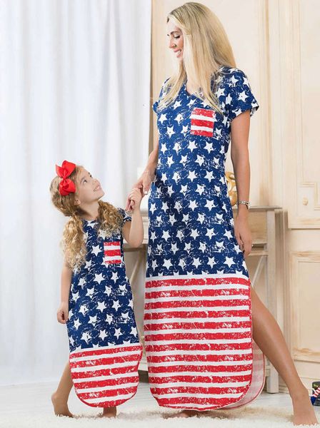independence day parent child dress national flag print mother daughter women's short sleeve long skirt, Black;gray
independence day parent child dress national flag print mother daughter women's short sleeve long skirt, Black;gray