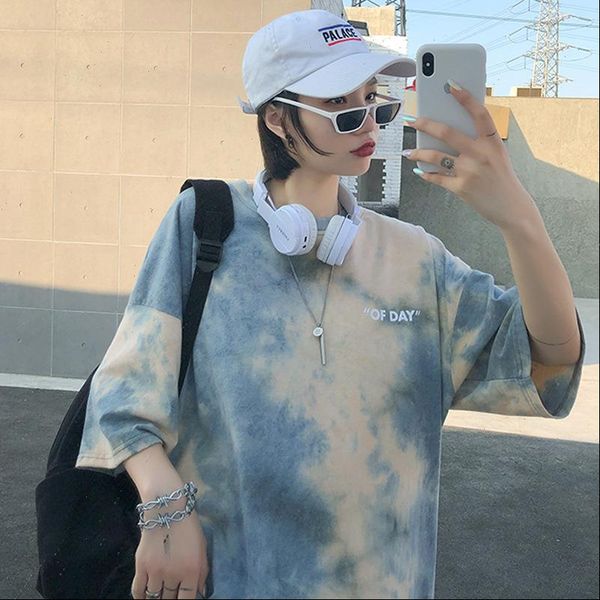 t shirt female summer 2021 new short sleeve o neck loose oversized tie dye casual streetwear harajuku kpop ing, White
t shirt female summer 2021 new short sleeve o neck loose oversized tie dye casual streetwear harajuku kpop ing, White