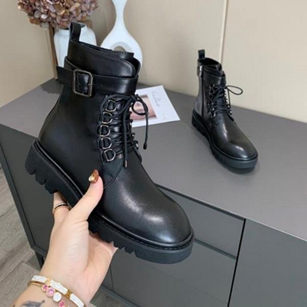 boots 2021 women ankle genuine leather buckle fashion chunky heel round toe lace up pure color designer, Black
boots 2021 women ankle genuine leather buckle fashion chunky heel round toe lace up pure color designer, Black