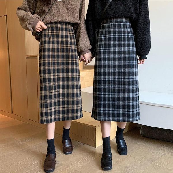 skirts plaid women's autumn and winter clothing high waist skirt woman faldas jupe, Black
skirts plaid women's autumn and winter clothing high waist skirt woman faldas jupe, Black