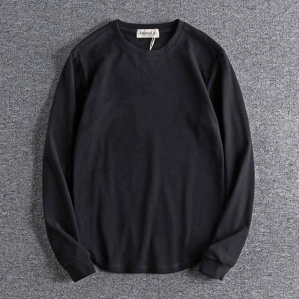 curved hem soft waxy comfortable pure cotton handsome autumn winter men's simple long sleeve round neck t-shirt for men 0719 7x1r, White;black
curved hem soft waxy comfortable pure cotton handsome autumn winter men's simple long sleeve round neck t-shirt for men 0719 7x1r, White;black
