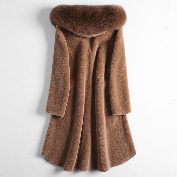 2021 new coat women sheep shearing wool autumn winter jacket woman real fox fur collar manteau femme hiver kj1072 nyy4, Black
2021 new coat women sheep shearing wool autumn winter jacket woman real fox fur collar manteau femme hiver kj1072 nyy4, Black