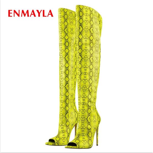 boots enmayla pu over-the-knee basic zip peep toe thigh high thin heels animal prints shoes woman summer women, Black
boots enmayla pu over-the-knee basic zip peep toe thigh high thin heels animal prints shoes woman summer women, Black