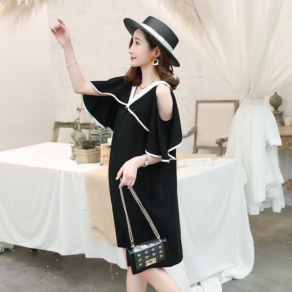 maternity dresses 2021 elegant black dress short sleeve pregnant summer clothing women chiffon strapless pregnancy, White
maternity dresses 2021 elegant black dress short sleeve pregnant summer clothing women chiffon strapless pregnancy, White