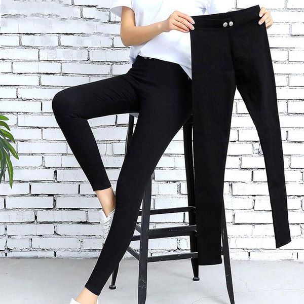 women's pants & capris casual rich satin ball high elastic slimming black leggings nine small feet pencil solid color slim trousers, Black;white
women's pants & capris casual rich satin ball high elastic slimming black leggings nine small feet pencil solid color slim trousers, Black;white