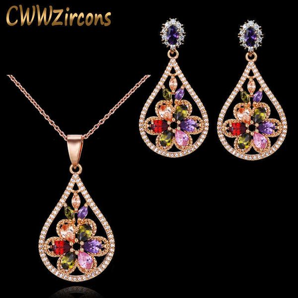 dangle drop indian yellow gold vintage flower jewelry sets multi color cubic zirconia earrings and necklace set t228 210714, Silver
dangle drop indian yellow gold vintage flower jewelry sets multi color cubic zirconia earrings and necklace set t228 210714, Silver