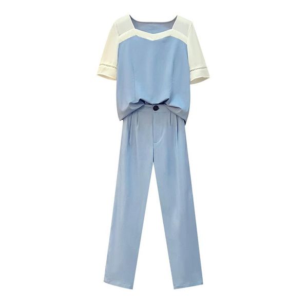 younger sister new korean fashion splicing coat suit sweatshirt trousers two pcs clothing set leisure outfit plus size suit, White
younger sister new korean fashion splicing coat suit sweatshirt trousers two pcs clothing set leisure outfit plus size suit, White