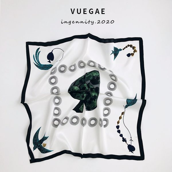 2020 spring and autumn new korean 100% silk scarf women's mulberry silk small square scarf art versatile decorative scarf, Black;purple
2020 spring and autumn new korean 100% silk scarf women's mulberry silk small square scarf art versatile decorative scarf, Black;purple