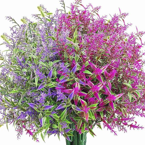 decorative flowers & wreaths artificial lavender 9 bundles outdoor fake for decoration uv resistant no fade faux plastic plants
decorative flowers & wreaths artificial lavender 9 bundles outdoor fake for decoration uv resistant no fade faux plastic plants