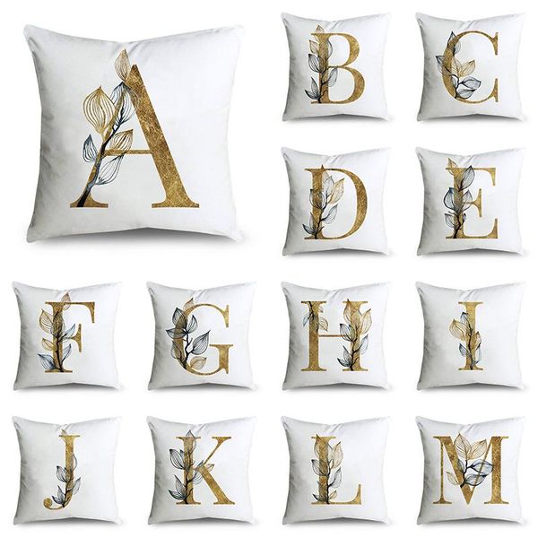 cushion/decorative pillow gold pattern letter cushion cover pillowcase sofa and car seat decoration polyester home chair 45cm*45cm
cushion/decorative pillow gold pattern letter cushion cover pillowcase sofa and car seat decoration polyester home chair 45cm*45cm