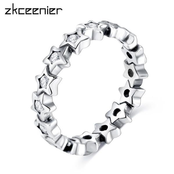 wedding rings fashion sparkling silver color starshine star finger brand ring with clear cz original fine jewelry for women gifts, Slivery;golden
wedding rings fashion sparkling silver color starshine star finger brand ring with clear cz original fine jewelry for women gifts, Slivery;golden