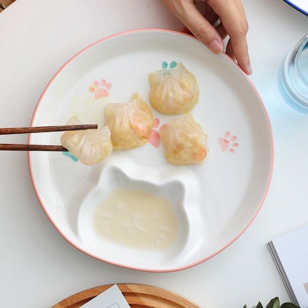 dishes & plates home creative ceramic dinner plate cute cat child supplement with dipping dish dumpling breakfast restaurant utensils
dishes & plates home creative ceramic dinner plate cute cat child supplement with dipping dish dumpling breakfast restaurant utensils