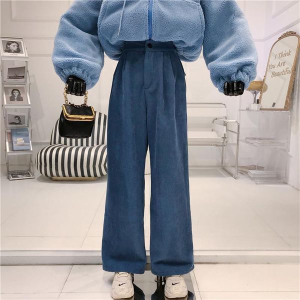 niche design corduroy slim versatile wide leg pants woman autumn new high waist drape feeling loose straight tube mopping pants, Black;white
niche design corduroy slim versatile wide leg pants woman autumn new high waist drape feeling loose straight tube mopping pants, Black;white
