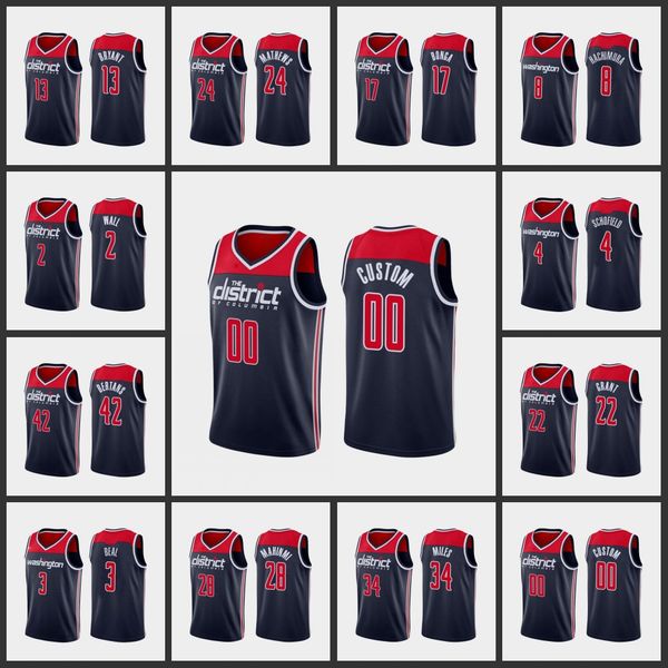 washingtonwizardsmen bradley beal admiral schofield thomas bryant isaac bonga davis bertans navy custom statement jersey, Black
washingtonwizardsmen bradley beal admiral schofield thomas bryant isaac bonga davis bertans navy custom statement jersey, Black
