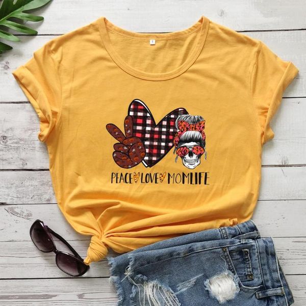 women's t-shirt colored peace love momlife gothic funny women grunge 100% cotton harajuku tumblr casual fashion graphic tee tshirt, White
women's t-shirt colored peace love momlife gothic funny women grunge 100% cotton harajuku tumblr casual fashion graphic tee tshirt, White