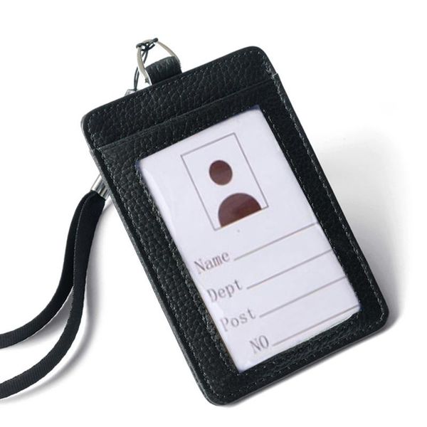 card holders real leather lanyard holder for men women id worker neck purse, Brown;gray
card holders real leather lanyard holder for men women id worker neck purse, Brown;gray