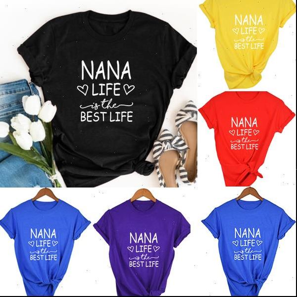 women nana life is the life letters printed grandma grammy mimi nanny nana t shirts womens fashion funny t shirt, White
women nana life is the life letters printed grandma grammy mimi nanny nana t shirts womens fashion funny t shirt, White