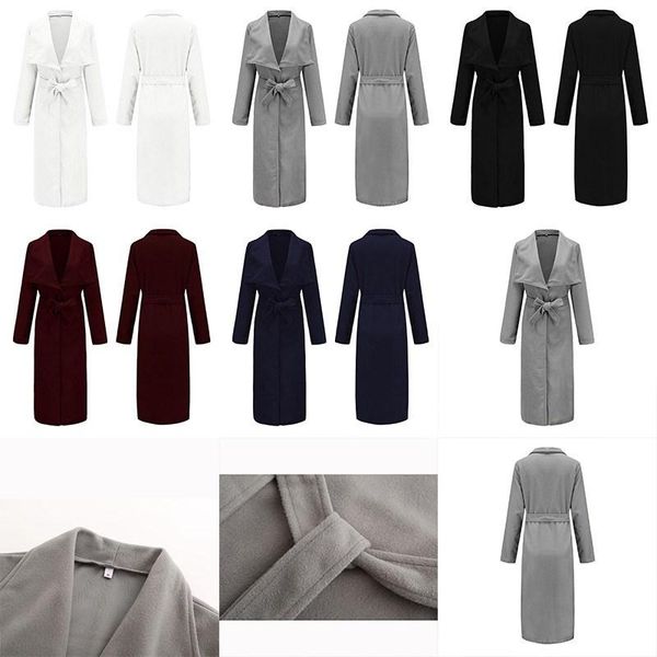 women's trench coats duster ladies coat belted womens oversized pure color long sleeve fashion, Tan;black
women's trench coats duster ladies coat belted womens oversized pure color long sleeve fashion, Tan;black