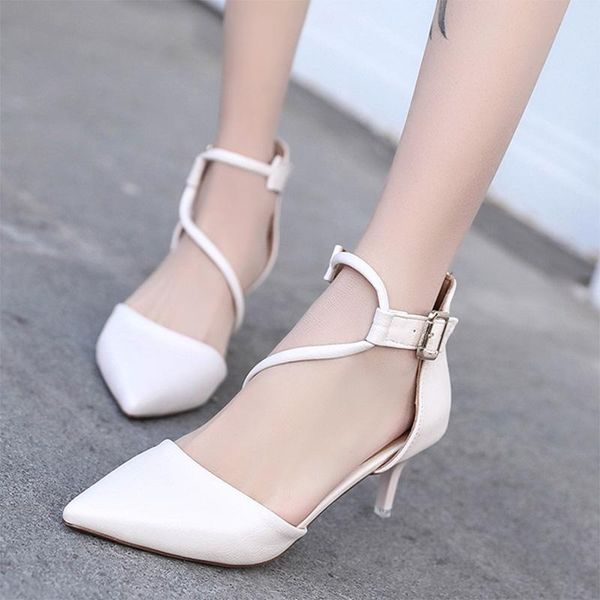 dress shoes spring autumn women sandals high heels cross-tied pumps wedding ankle strap ladies zapatos mujer jkl90, Black
dress shoes spring autumn women sandals high heels cross-tied pumps wedding ankle strap ladies zapatos mujer jkl90, Black