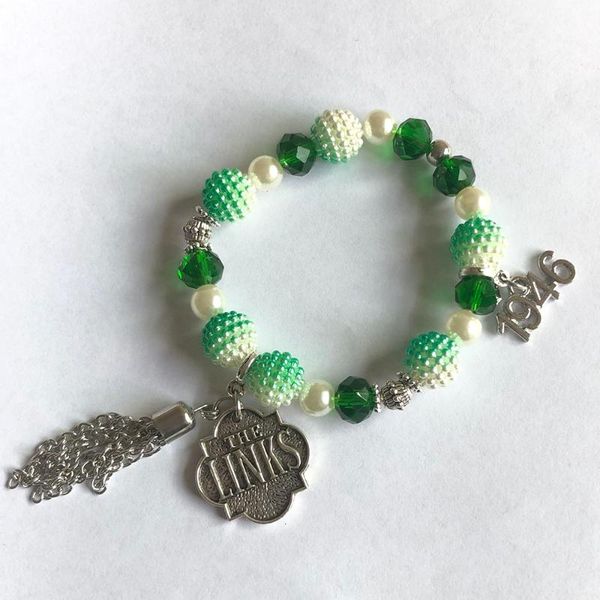 beaded, strands hand made elastic greek sorority links 1946 custom bracelet femininty jewelry, Black
beaded, strands hand made elastic greek sorority links 1946 custom bracelet femininty jewelry, Black