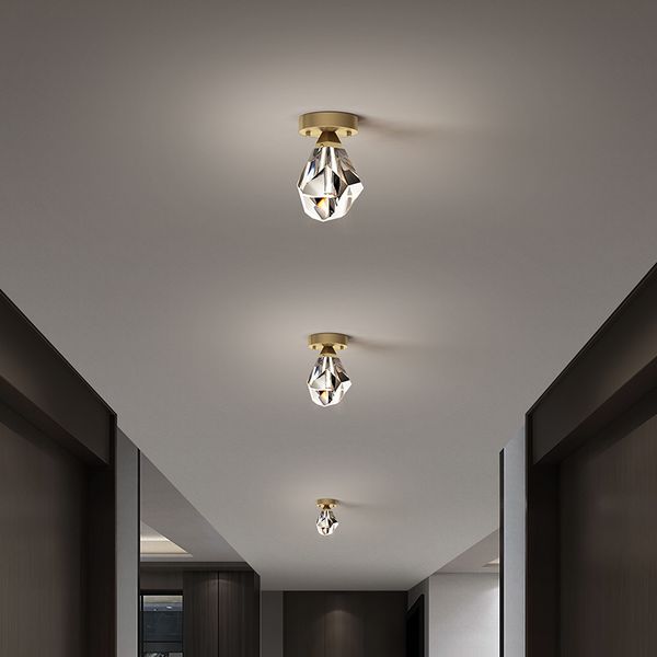 nordic personality crystal lamp luxury roof copper led the entrance light corridor decoration interior lamps 3kdn
nordic personality crystal lamp luxury roof copper led the entrance light corridor decoration interior lamps 3kdn