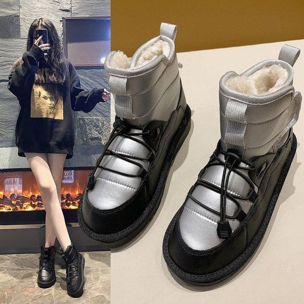 boots winter super warm cotton padded shoes woman thicken plush waterproof snow female 2021 flat heels ankle, Black
boots winter super warm cotton padded shoes woman thicken plush waterproof snow female 2021 flat heels ankle, Black