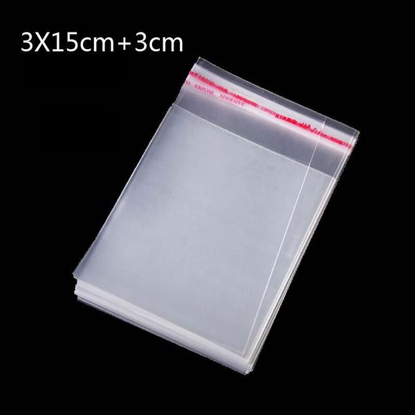 gift wrap 400pcs3*15 3cm cm promotion price transparent cello bag clear resealable plastic envelope small bags
gift wrap 400pcs3*15 3cm cm promotion price transparent cello bag clear resealable plastic envelope small bags