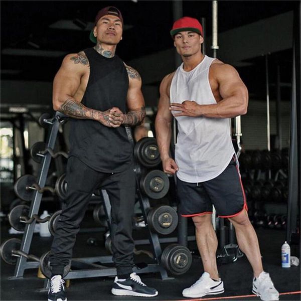men' tank muscle guys brand gym clothing fitness men sporting vest bodybuilding stringer cotton undershirt, White;black
men' tank muscle guys brand gym clothing fitness men sporting vest bodybuilding stringer cotton undershirt, White;black