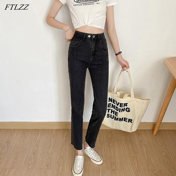 women's jeans ftlzz vintage high waist women washed slim fit tassel ankle-length denim pants summer female casual button ladies, Blue
women's jeans ftlzz vintage high waist women washed slim fit tassel ankle-length denim pants summer female casual button ladies, Blue