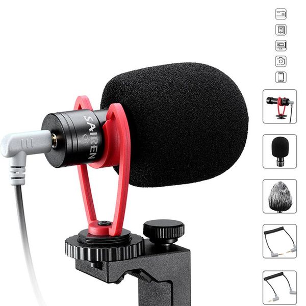 sairen video microphone on-camera mini condenser record interview vlog mic for phone dslr osmo pocket mobile
sairen video microphone on-camera mini condenser record interview vlog mic for phone dslr osmo pocket mobile