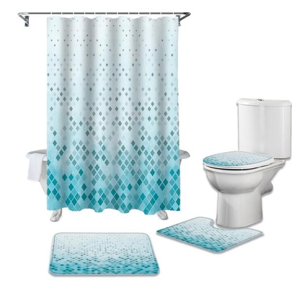 shower curtains geometric rectangle cyan gradient retro curtain sets non-slip rugs toilet lid cover and bath mat bathroom set
shower curtains geometric rectangle cyan gradient retro curtain sets non-slip rugs toilet lid cover and bath mat bathroom set