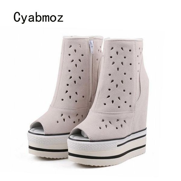dress shoes cyabmoz 2021 women platform high heels wedge woman hollow peep toe height increasing party, Black
dress shoes cyabmoz 2021 women platform high heels wedge woman hollow peep toe height increasing party, Black