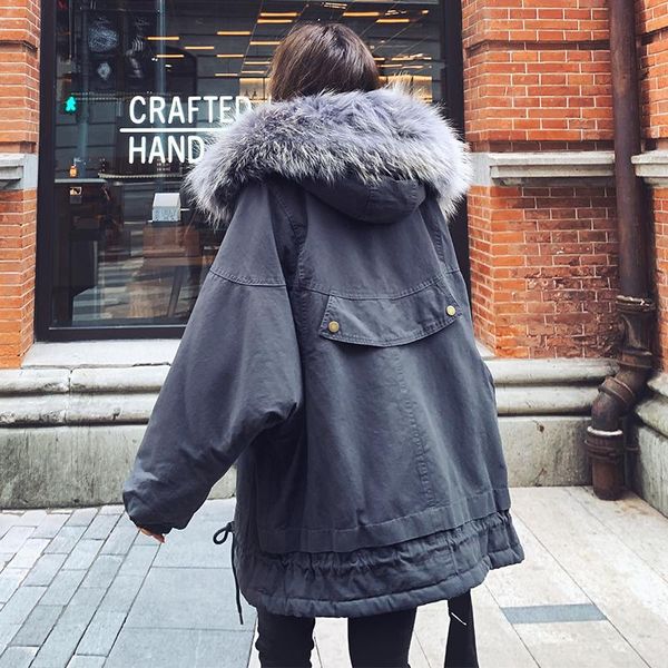 women's down & parkas 2021 winter parker padded jacket korean version loose short work clothes cotton-padded women, Black
women's down & parkas 2021 winter parker padded jacket korean version loose short work clothes cotton-padded women, Black