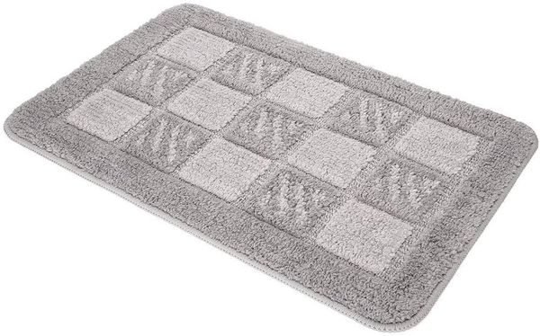bath mats mat, non slip extra soft perfect for doormats tub shower floor 17" x 24" gray bathroom rugs
bath mats mat, non slip extra soft perfect for doormats tub shower floor 17" x 24" gray bathroom rugs