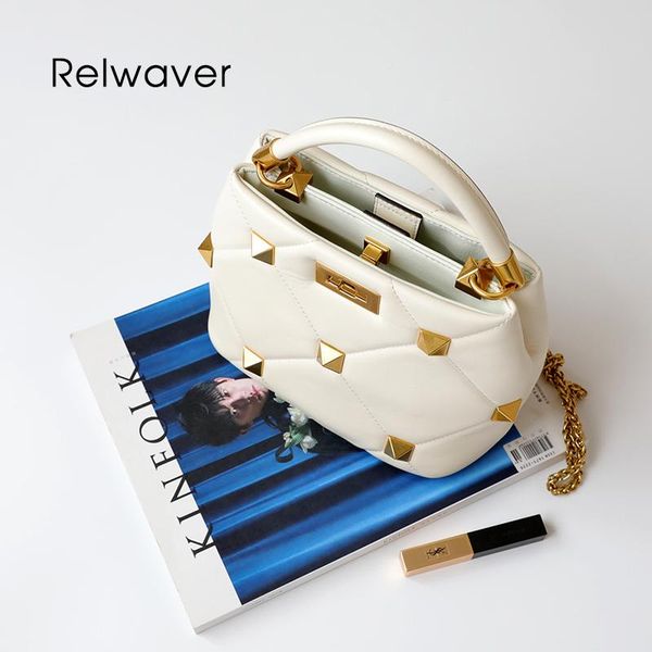 evening bags genuine leather shoulder bag fashion rivet women handbag head layer cowhide crossbody for small bucket
evening bags genuine leather shoulder bag fashion rivet women handbag head layer cowhide crossbody for small bucket