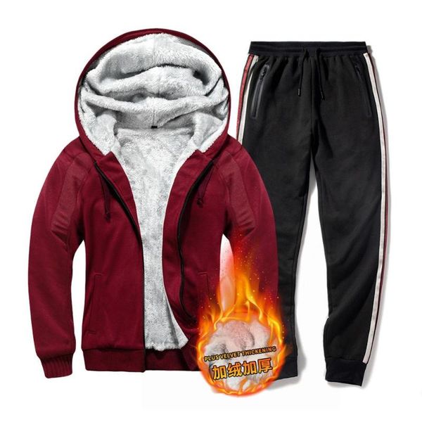 men's tracksuits winter thick men tracksuit hooded casual sets mens sportswear zipper cardigan jackets+pants 2pcs fleece male sports su, Gray
men's tracksuits winter thick men tracksuit hooded casual sets mens sportswear zipper cardigan jackets+pants 2pcs fleece male sports su, Gray