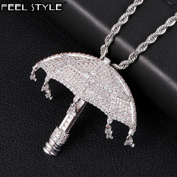 pendant necklaces hip hop bling cubic zirconia + umbrella iced out in white gold color & pendants for men jewelry, Silver
pendant necklaces hip hop bling cubic zirconia + umbrella iced out in white gold color & pendants for men jewelry, Silver