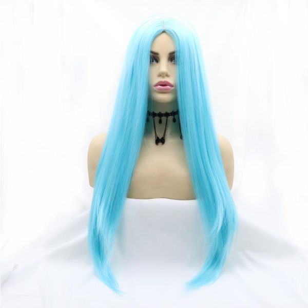 synthetic wigs full machine made long straight candy aqua blue one-time wig heat resistant fiber hair for women cosplay makeup party, Black
synthetic wigs full machine made long straight candy aqua blue one-time wig heat resistant fiber hair for women cosplay makeup party, Black