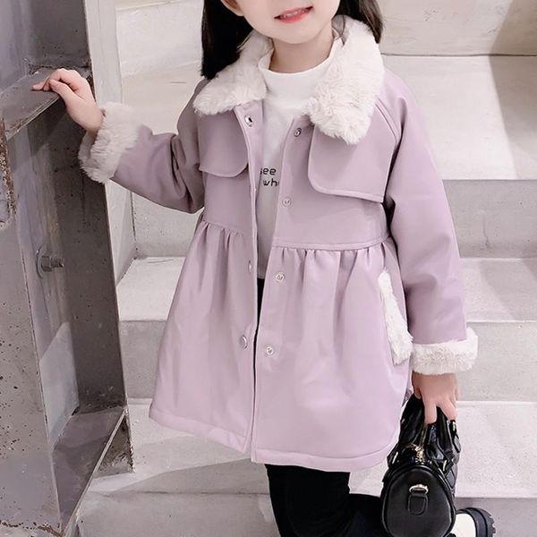 jackets girls jacket leather thickness parker kids coats children outerwear winter autumn 21 bt105, Blue;gray
jackets girls jacket leather thickness parker kids coats children outerwear winter autumn 21 bt105, Blue;gray