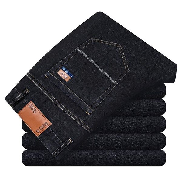 men's jeans autumn brand thick stretch business casual loose fashion all-match denim trousers classic regular fit male pants, Blue
men's jeans autumn brand thick stretch business casual loose fashion all-match denim trousers classic regular fit male pants, Blue