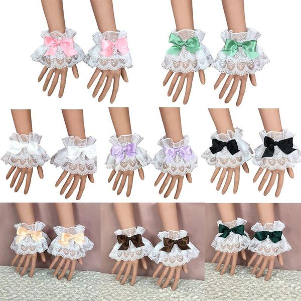 five fingers gloves for wedding party bowknot multicolor lace wrist cuffs lolita hand sleeve sweet ruffled, Blue;gray
five fingers gloves for wedding party bowknot multicolor lace wrist cuffs lolita hand sleeve sweet ruffled, Blue;gray