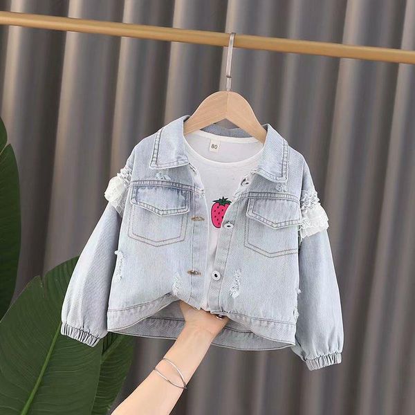 jackets kids denim for girls baby flower embroidery coats spring autumn fashion child outwear ripped jeans 1-5y, Blue;gray
jackets kids denim for girls baby flower embroidery coats spring autumn fashion child outwear ripped jeans 1-5y, Blue;gray