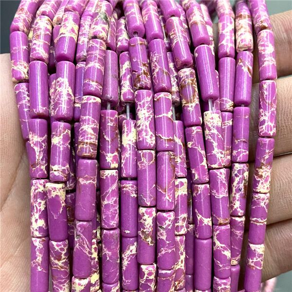 31 kinds natural purple imperial jaspers howlit blue sandstone beads cylindrical shape tube bead for making beadwork diy jewelry
31 kinds natural purple imperial jaspers howlit blue sandstone beads cylindrical shape tube bead for making beadwork diy jewelry