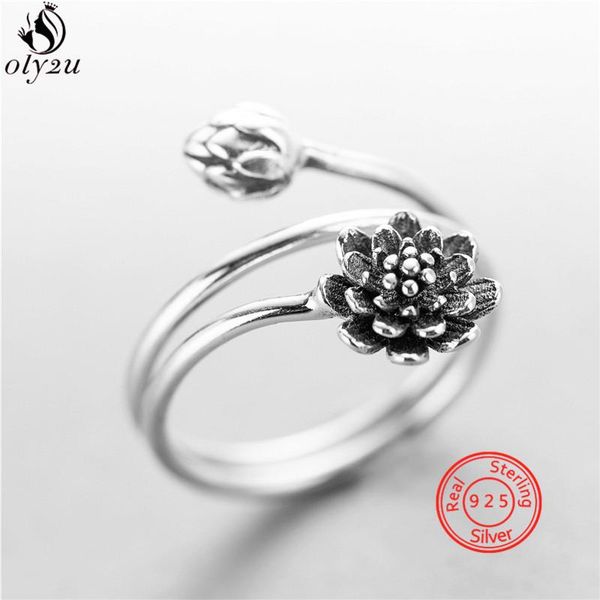 cluster rings 925 sterling silver vintage winding shape lotus flower opening for women chinese style resizable sterling-silver-jewelry, Golden;silver
cluster rings 925 sterling silver vintage winding shape lotus flower opening for women chinese style resizable sterling-silver-jewelry, Golden;silver