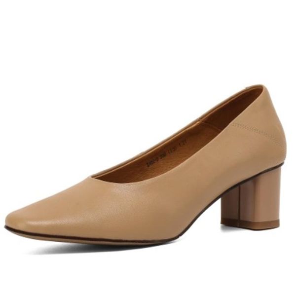 new concise pumps women shallow square toe high heels pumps genuine leather spring autumn elegant party office shoes woman, Black
new concise pumps women shallow square toe high heels pumps genuine leather spring autumn elegant party office shoes woman, Black