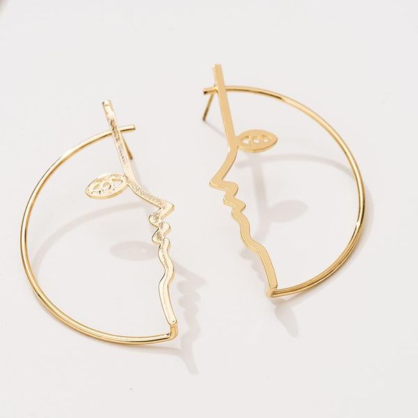 stud jaeeyin 2021 arrived simplicity face minimalist copper line hollow jewelry earrings accessories classic gift for women girls, Golden;silver
stud jaeeyin 2021 arrived simplicity face minimalist copper line hollow jewelry earrings accessories classic gift for women girls, Golden;silver