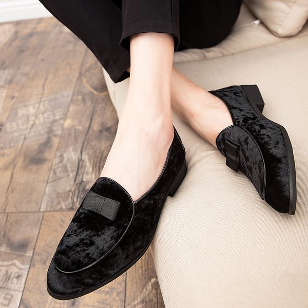 fashion formal shoes mens flats business pointed toe wedding shoes ceremony elegant flock knot british loafers blue, Black
fashion formal shoes mens flats business pointed toe wedding shoes ceremony elegant flock knot british loafers blue, Black