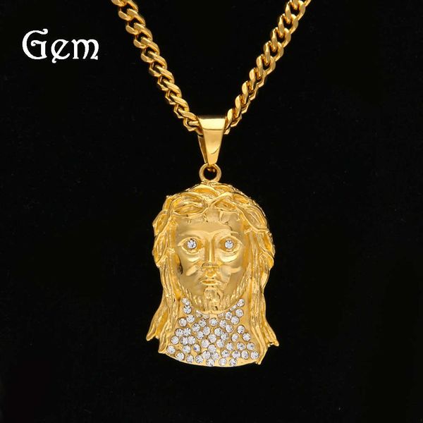 stainless steel diamond studded bearded jesus men's hip hop pendant hiphop jesus pendant, Silver
stainless steel diamond studded bearded jesus men's hip hop pendant hiphop jesus pendant, Silver