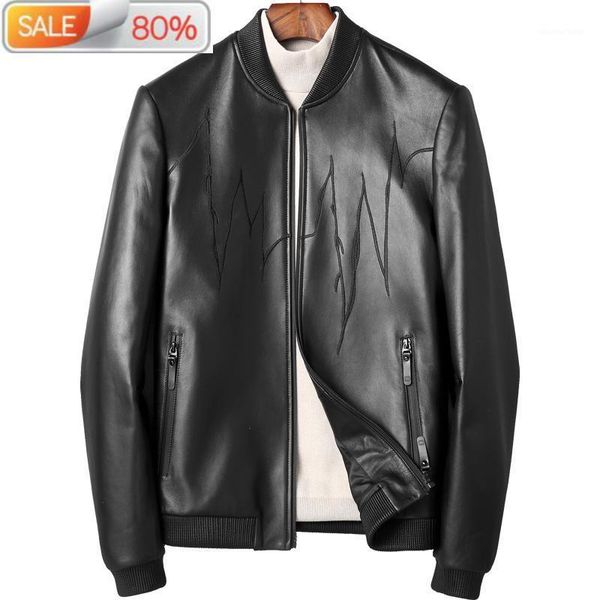 men's leather & faux genuine men clothes 2021 sheepskin coats motorcycle baseball jacket chaqueta p-cj1755 zl970, Black
men's leather & faux genuine men clothes 2021 sheepskin coats motorcycle baseball jacket chaqueta p-cj1755 zl970, Black